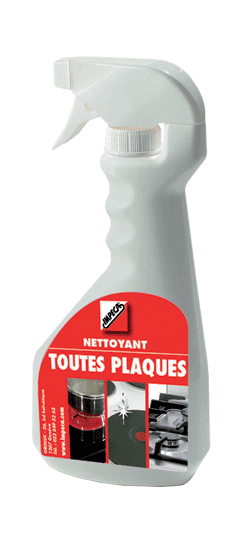 Spray nettoyant plaques de cuisson Vitrocéramique, gaz, électrique